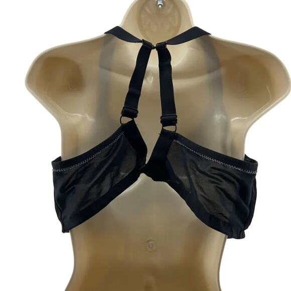 Elomi Bijou Moulded Bra Black Full Coverage Womens 40H - Picture 6 of 7